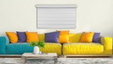 Light Filtering Zebra Blind - Round Cassette