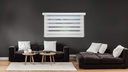 Light Filtering Zebra Blind - Round Cassette